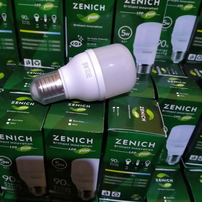 ZENICH LAMPU LED KAPSUL 5W  ZENICH GREEN MURAH TERANG ISTIMEWA