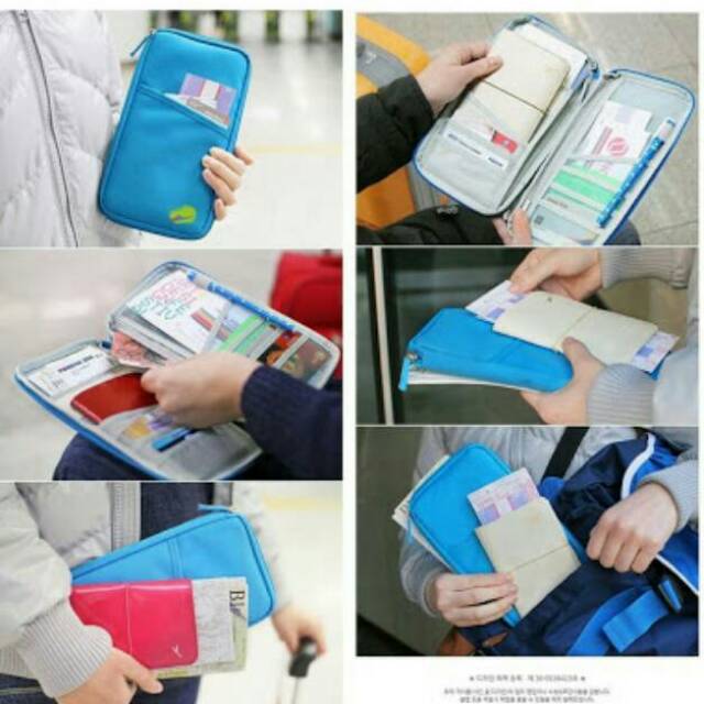 CARD ID HOLDER - DOMPET PASPORT WALLET TRAVEL ORGANIZER / DOMPET KARTU