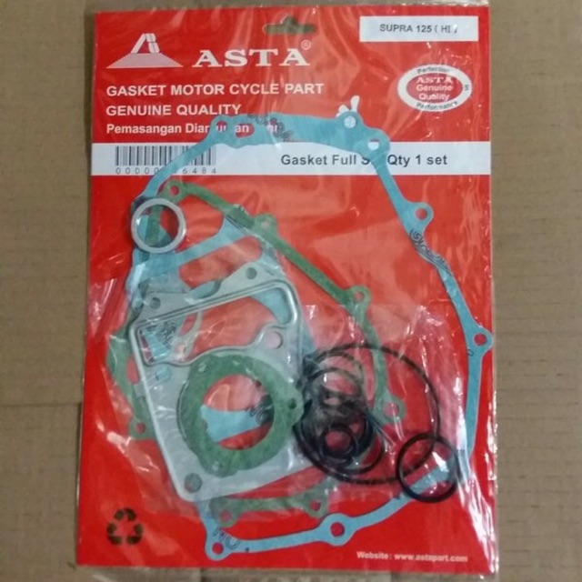 Paking fullset supra x 125 helm in