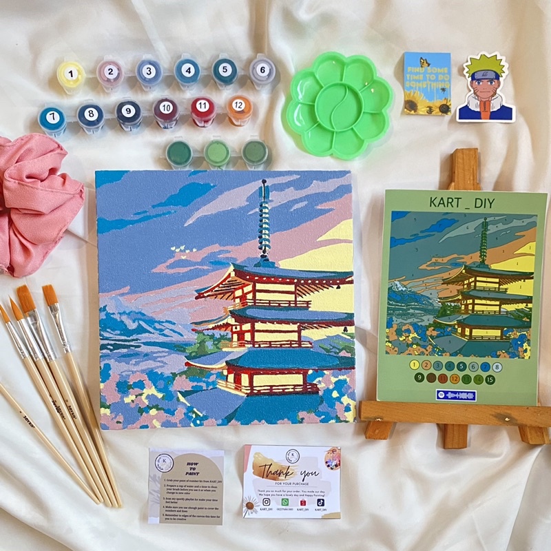 

Paint By Numbers Japan with Easel by kart_diy
