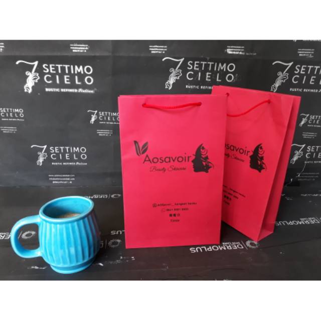 

Paperbag warna warni, bahan Bufallo Colour , size pxlxt 15x5x23