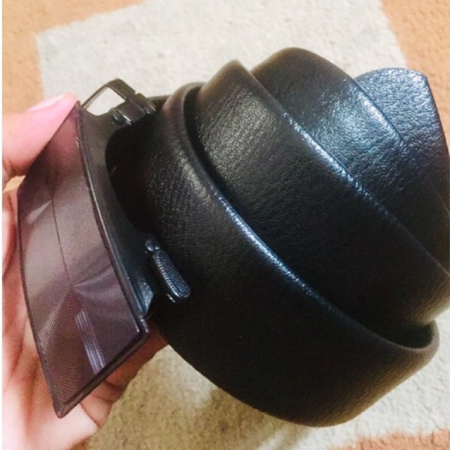 ikat pinggang pria bahan kulit sintetis model kepala rell sleting #gesper #ikatpinggang #menbelt