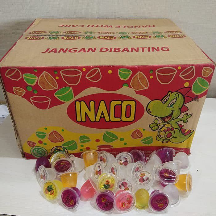 Inaco Jelly With Nata de Coco 1 Dus Berat