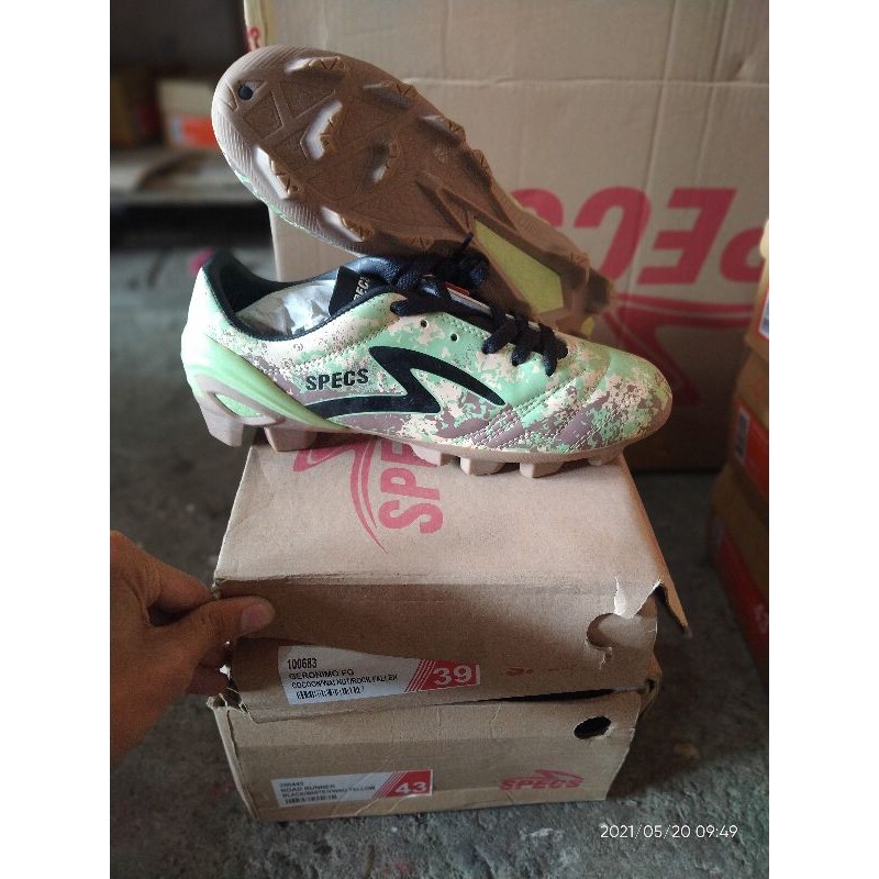 sepatu bola specs geronimo fg minus obral