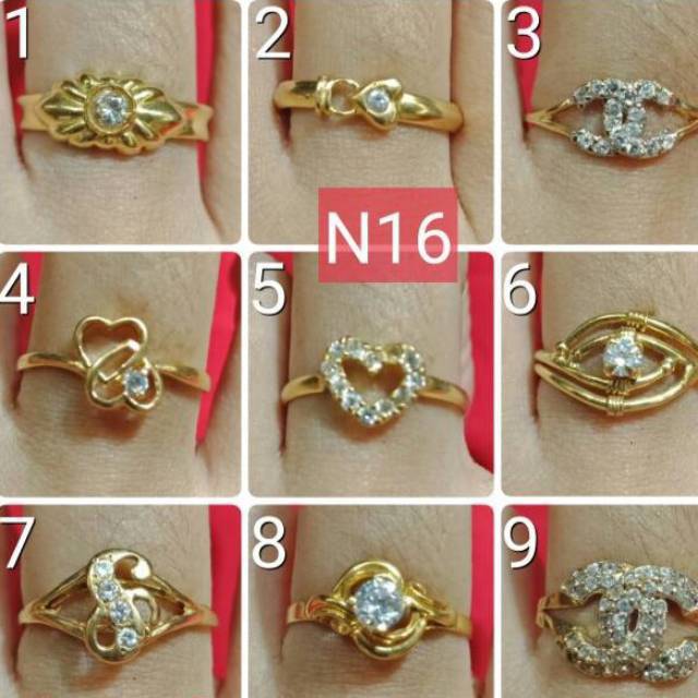 Cincin emas muda 3gram