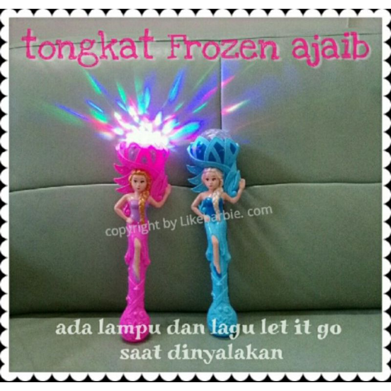 Mainan Anak Tongkat Frozen | Tongkat Disko Frozen Lampu Disco