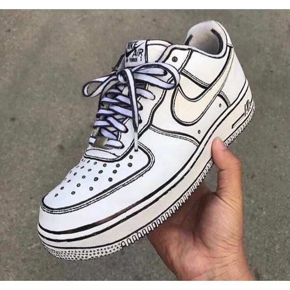 Sepatu Nike Air Force 1 Low Cartoon 