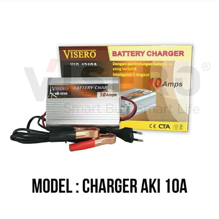 Battery Charger / Charger Aki 10A Visero (VIO-1210A)