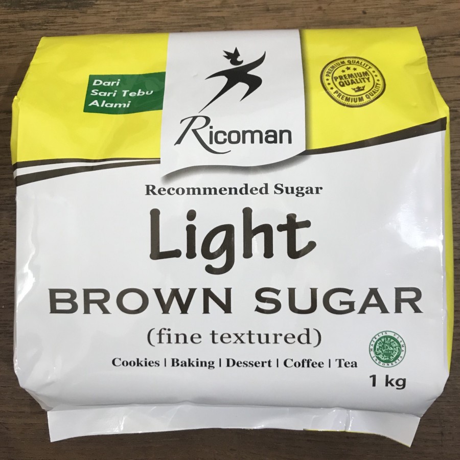 Light Brown Sugar Sugar Ricoman 1kg