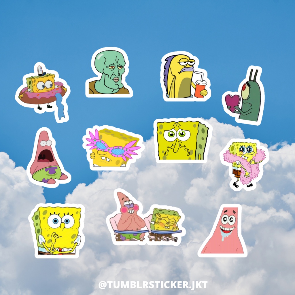

STICKER AESTHETIC SPONGEBOB PACK | STICKER TUMBLR LAPTOP | STICKER AESTHETIC HP JURNAL | STICKER CASE HP