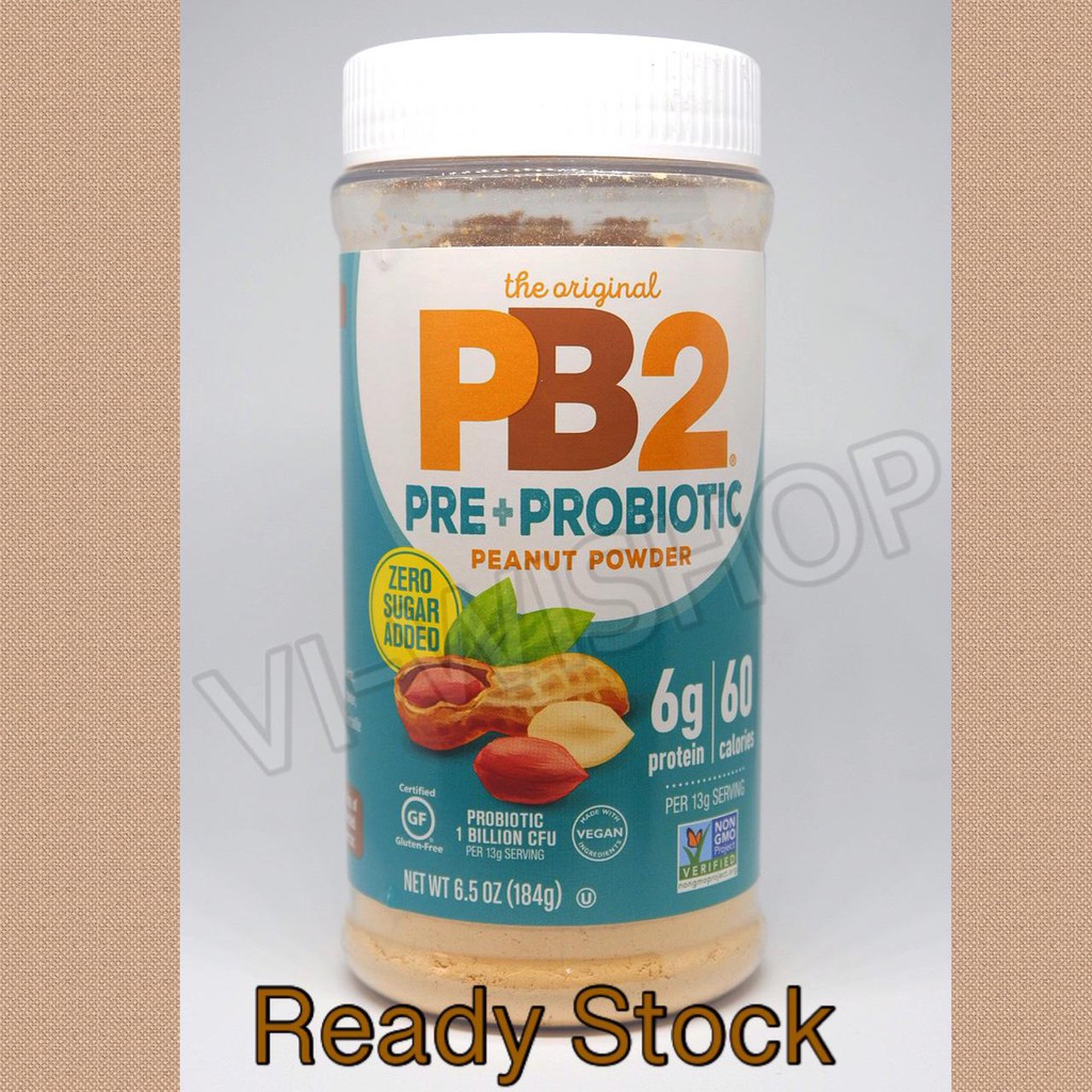 

PB2 Foods The Original Pre Probiotic Peanut Powder (184g) Selai Kacang Bubuk dan Probiotik Orignal Asli