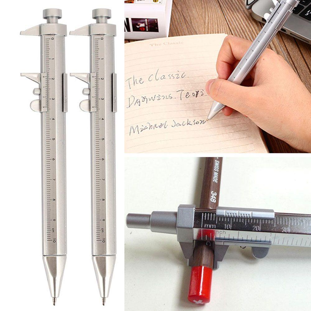 Top Vernier Calipers Pen Hadiah Pengukur Berputar Unisex Scale Ruler