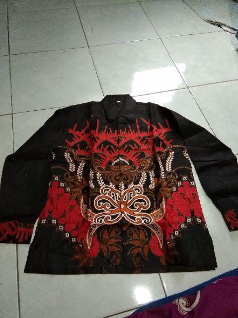 Kemeja Batik Xxxl Warung Batik Pria Ppbtk07 Modern Lengan Panjang /batikpria/kemejapria/kemejabatik