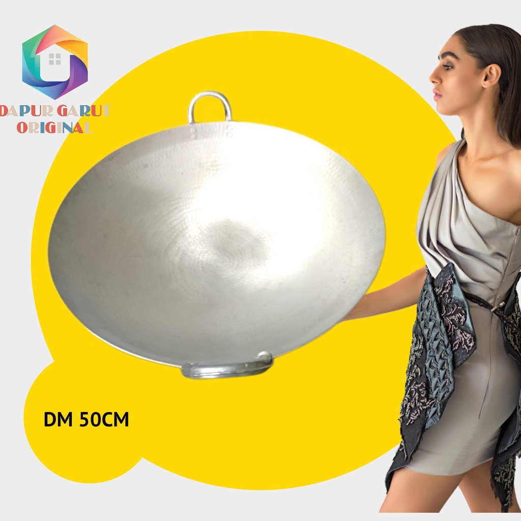 wajan kuali garut 50cm anti lengket anti karatan