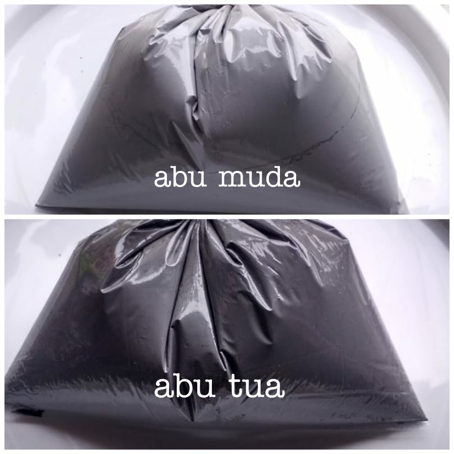 Cat tembok kiloan super warna Abu (abu muda /abu tua) - abu muda