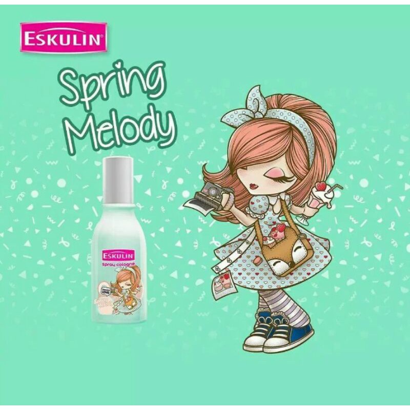 Eskulin Spray Cologne Spring Melody japanese Love Series 110mL / eskulim spray cologen