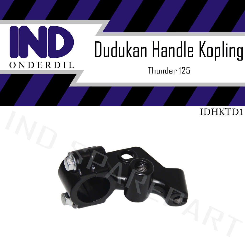 Dudukan-Bracket-Braket Handle Kopling-Spion Kiri Thunder 125 Lama-Old