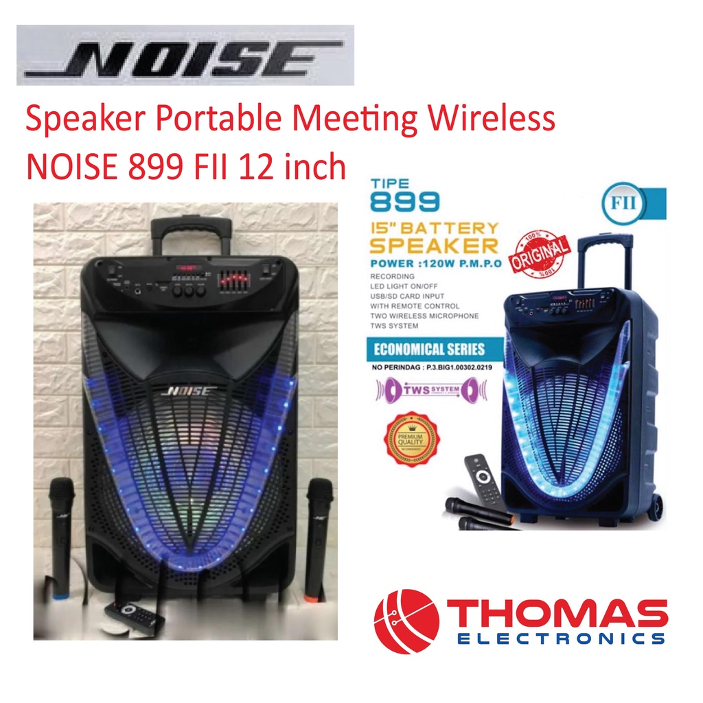 Speaker Portable Meeting Wireless NOISE 899 FII 12 inch