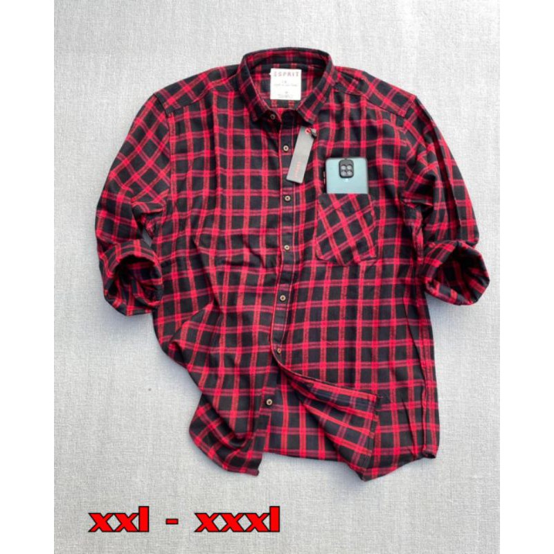 KEMEJA FLANEL BEG SEZE SUPER PREMIUM LANGAN PANJANG  UNISEX LIMITID