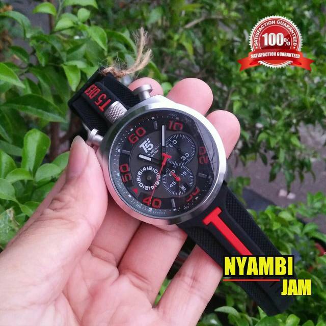 Jam tangan pria T5 H3619 chrono original tahan air