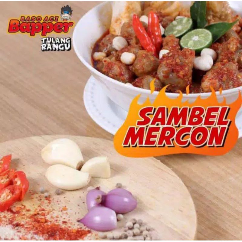 

BASO ACI BAPPER SAMBEL MERCON / BOCI BAPPER