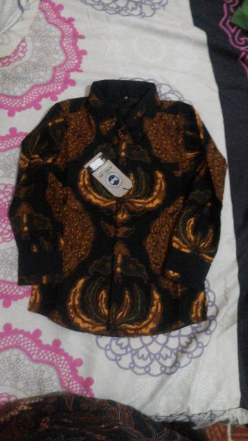 Kemeja Batik Anak Laki -laki Lengan Panjang Terbaru/baju Batik Anak/batik Anak