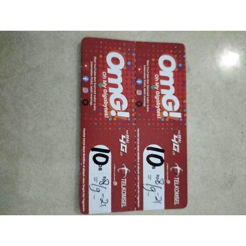 voucher Telkomsel 10 gb