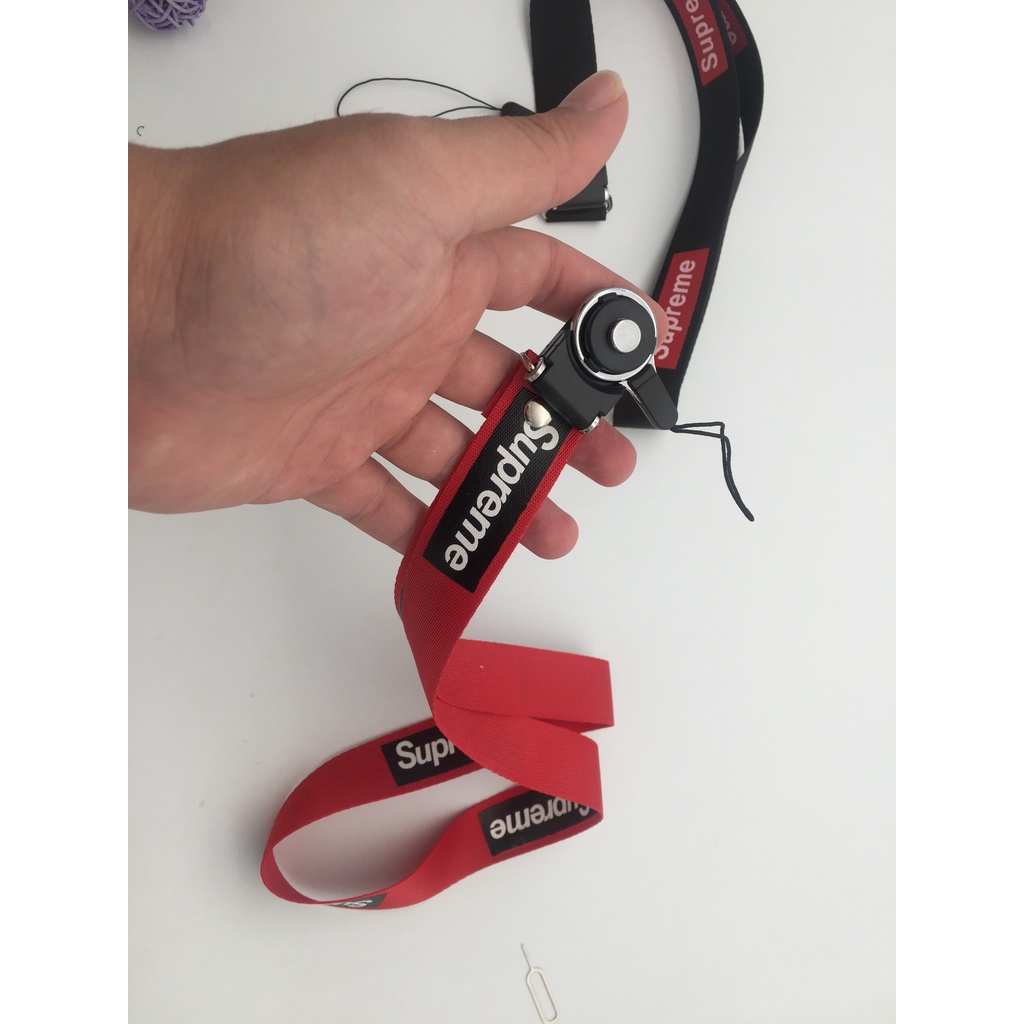 Tali Lanyard Gantung Leher Holder Handphone / Kartu ID / Kunci Tahan Lama