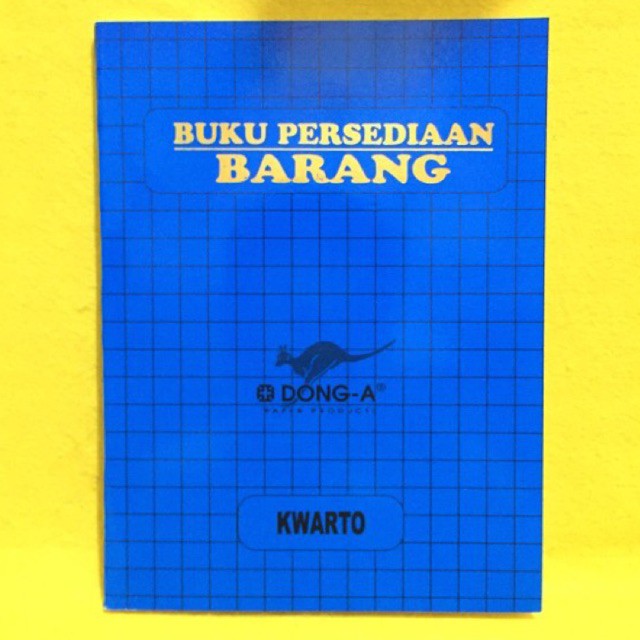 

Buku persediaan barang Kwarto DONG-A