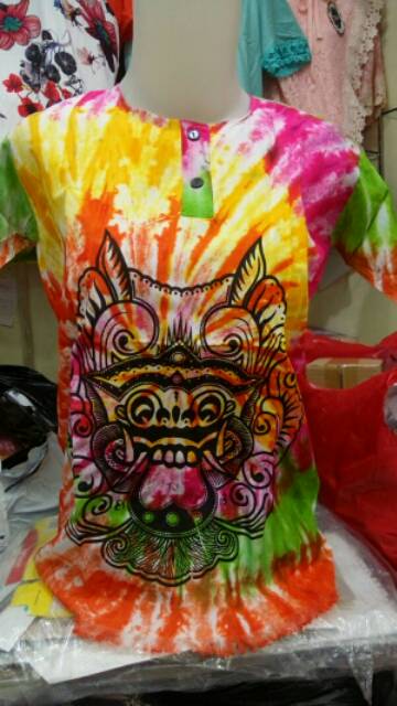 Terlaris dan Termurah Baju Bali Barong Gradasi Warna Ukuran Remaja