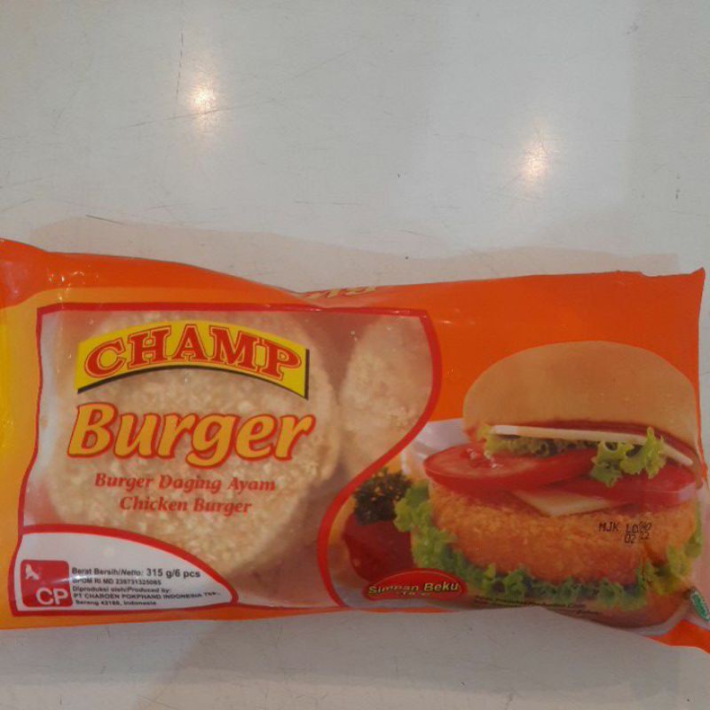 

CHAMP BURGER 315GR