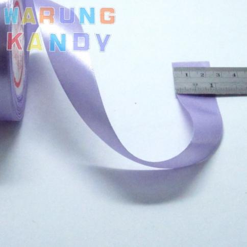 

◙ Pita Saten 1" 25Y Ungu Muda 20 - PAK ☆