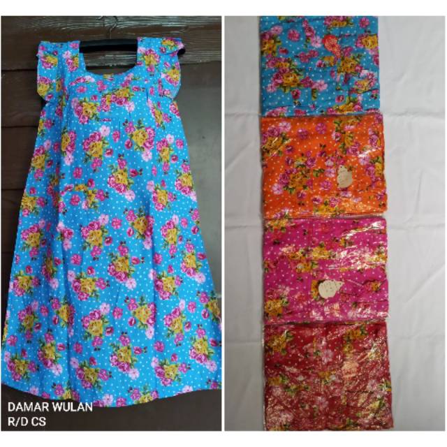 daster tidur damar Wulan yukensi motif bunga