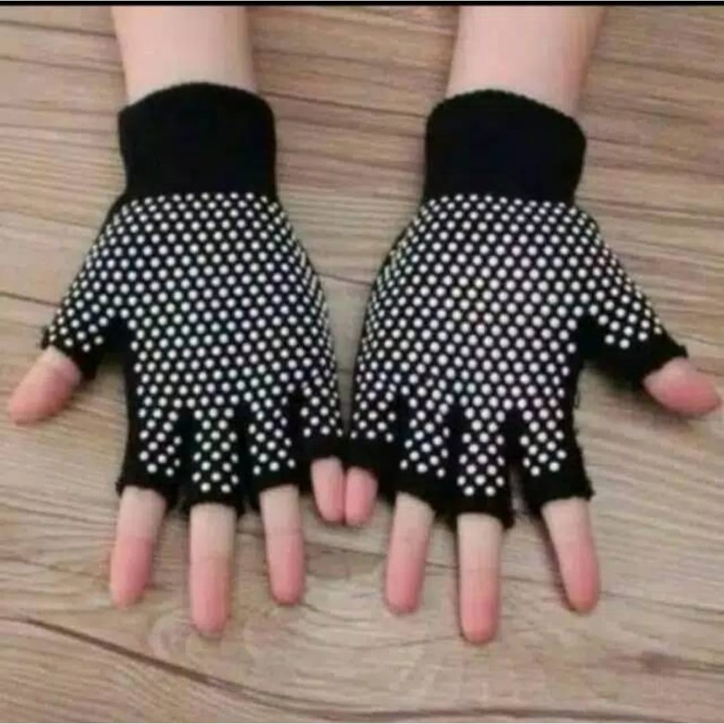 SARUNG TANGAN MOTOR ANTI SELIP BOLONG