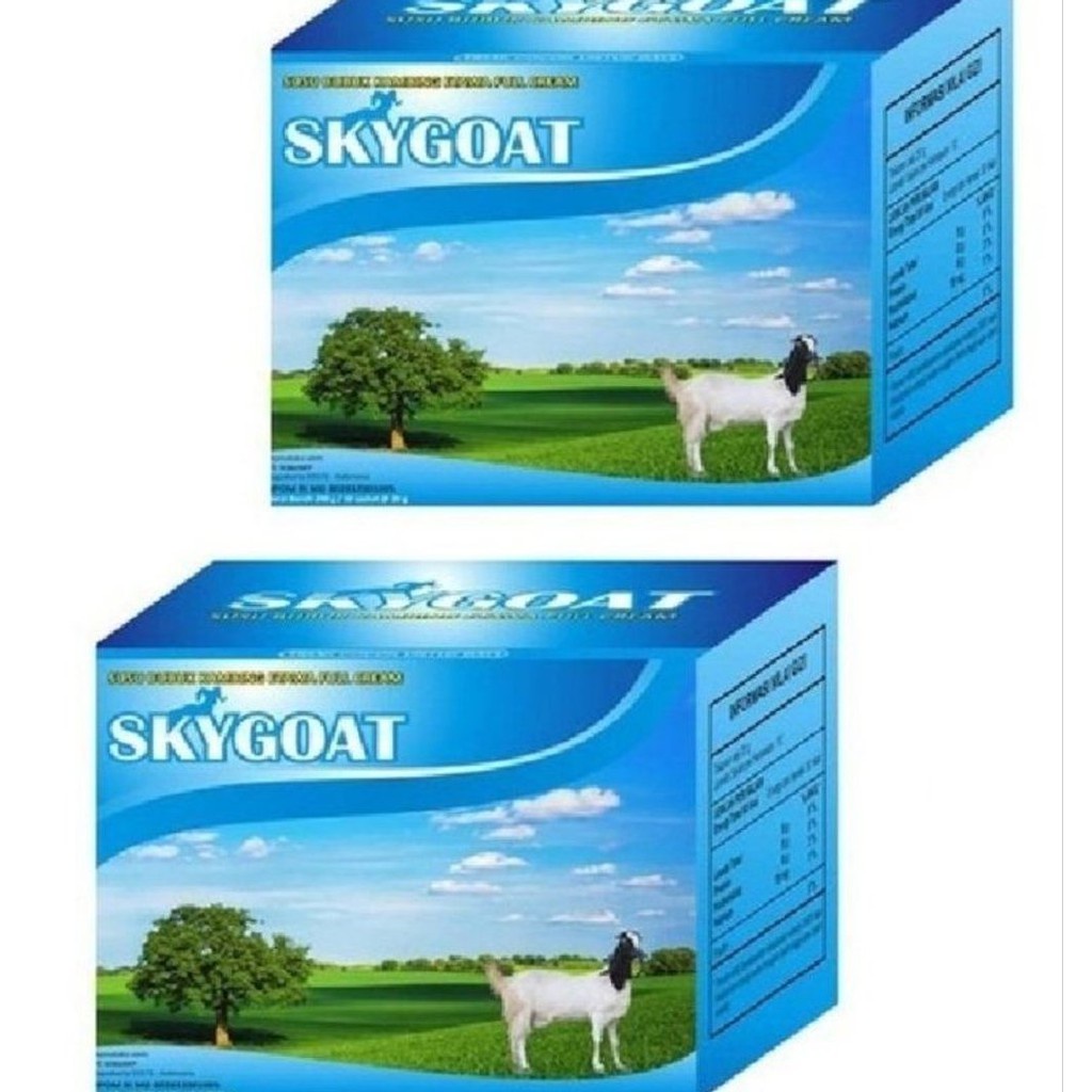 

SKY GOAT FREE JAHE SUSU - susu Kambing Etawa Bubuk Original 1 Box isi 10 Sachet
