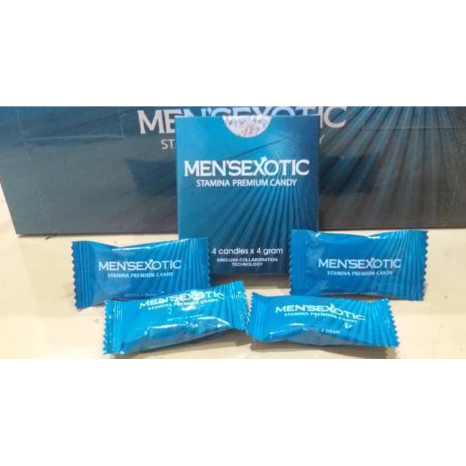 Mensexotic Candy Permen Stamina Pria Original - Isi 4 Pcs