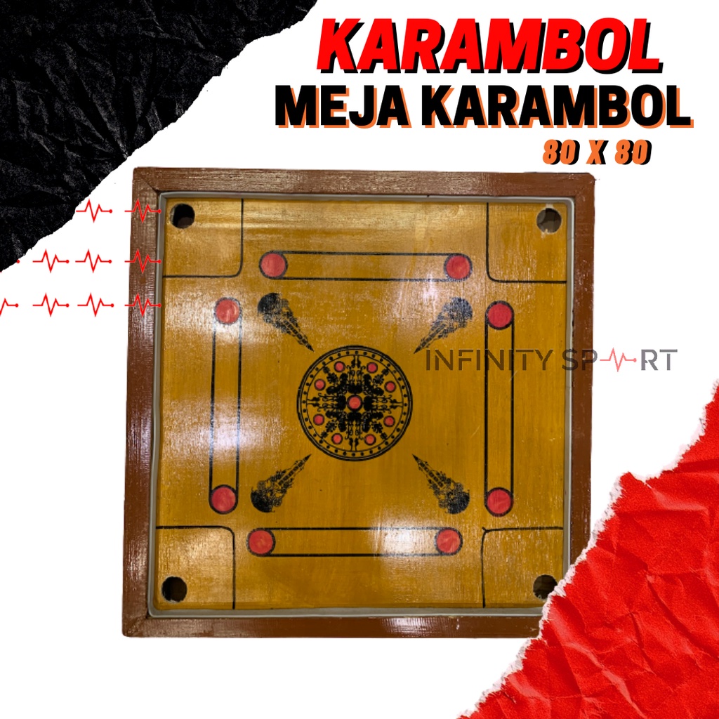 Meja Karambol (80 X 80) / (80 CM X 80 CM)