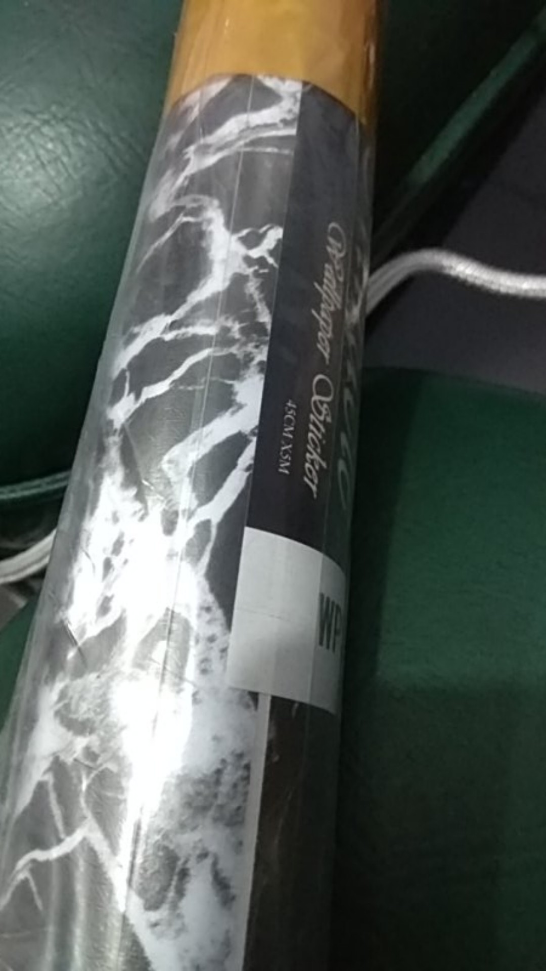 Terlaris Wallpapaer Wps048 Wallpaper Dinding Sticker Wallpaperstiker 45cm X 5m Marmer Hitam Black