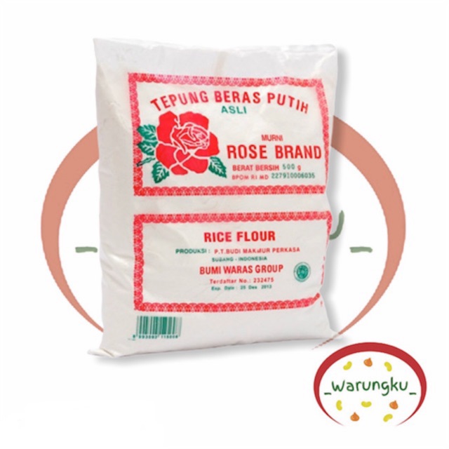 

Tepung Beras Putih Rose Brand 500gr