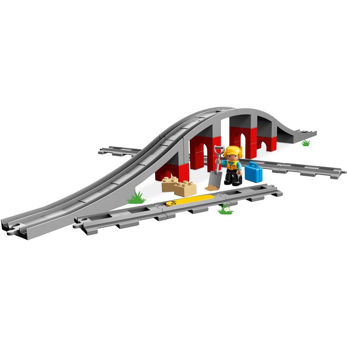 duplo train bridge and tracks