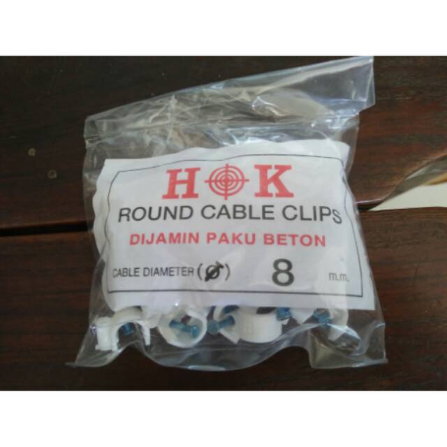 Klem Kabel Beton HK No 8 Paku Beton Asli