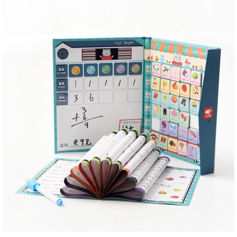 

Daftar belanja Kucing stiker buku stiker buku magnetik mainan magnetic anak-anak