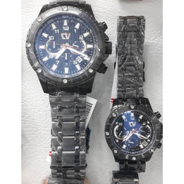 Jam Tangan  Christ Verra Couple BLK 16