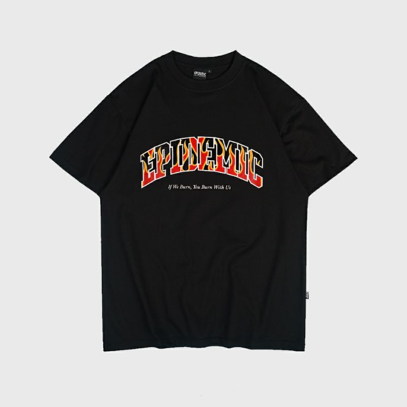 EPIDEMIC Tshirt Black Man ( Baju Pria & Wanita )
