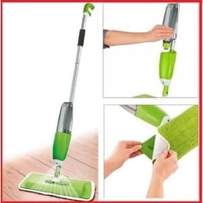 Alat Pel Semprotan Sapu Pembersih Lantai Microfiber Spray Mop