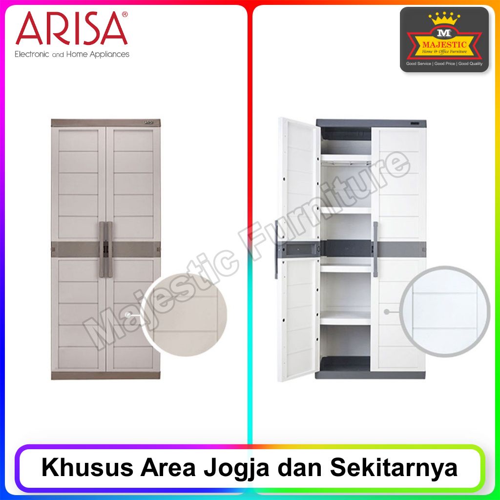 Lemari Pakaian Plastik Arisa CA 202 Jogja
