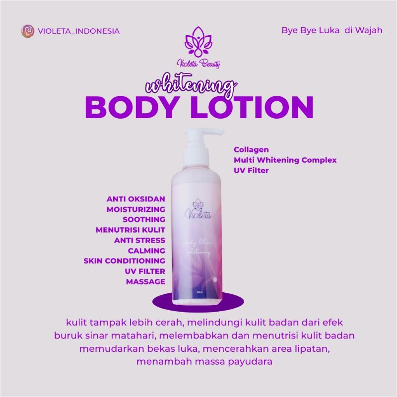 VIOLETA BEAUTY BODY LOTION