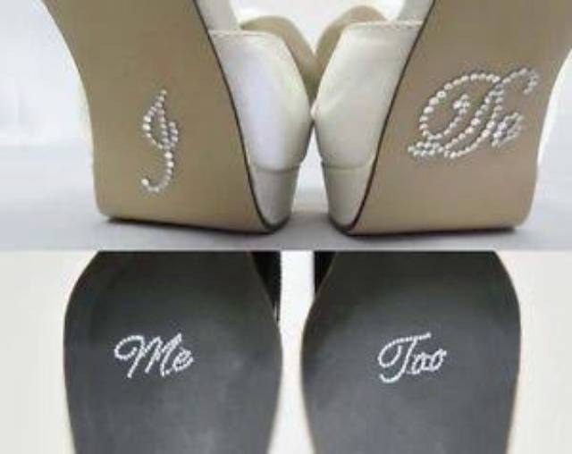 Wedding Sticker/Sticker sepatu/Sticker for Wedding Shoes