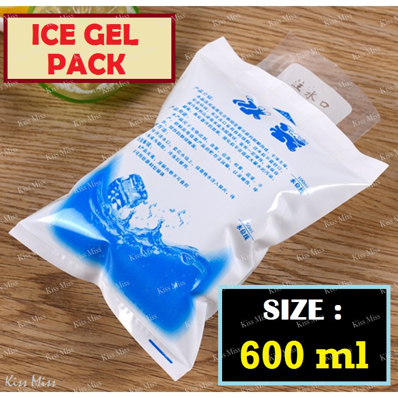 ICE GEL PACK 600 ml / Jelly / Blue Ice / Pendingin / Dry Es / Cooler / Gabag / es / ASI