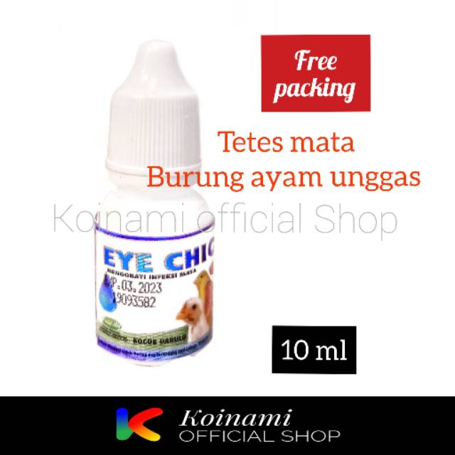 EYE CHICK TETES MATA BURUNG AYAM BEBEK UNGGAS 10 ml / raid all
